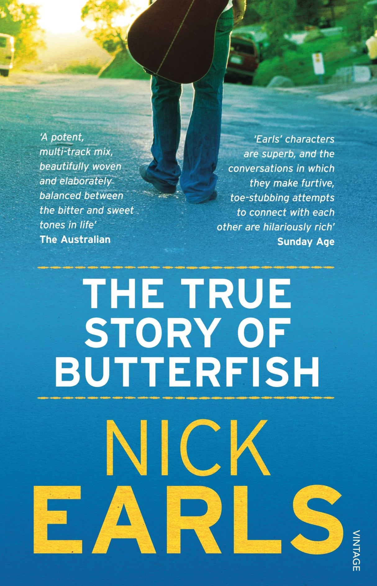 Cover of 'The True Story Of Butterfish' by Nick Earls, a contemporary novel exploring youth and adult complexities.