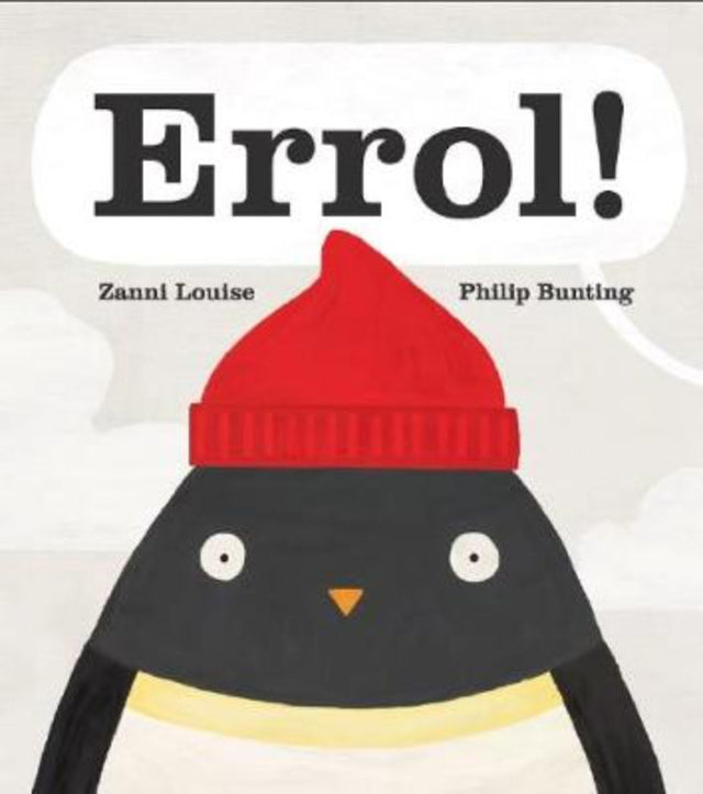 Hardback picture book "Errol" features vibrant illustrations and a charming tale of mischief for young readers.