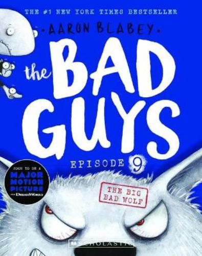 A vibrant paperback edition of 'The Big Bad Wolf,' filled with humor and adventure for children aged 7 and up.