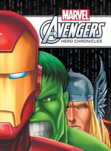 Hardcover book exploring Marvel Avengers' origin stories, featuring Iron Man, Hulk, and Thor with vibrant illustrations.