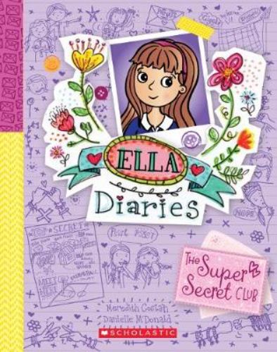 Cover of "Something Very Weird is Going On at School," featuring a young girl and elements of mystery and adventure.