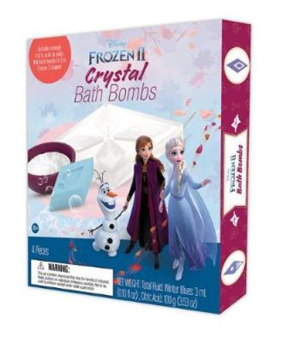 Colorful Frozen 2 Crystal Bath Bombs fizz delightfully, enhancing your bath with enchanting fragrances and vibrant colors.