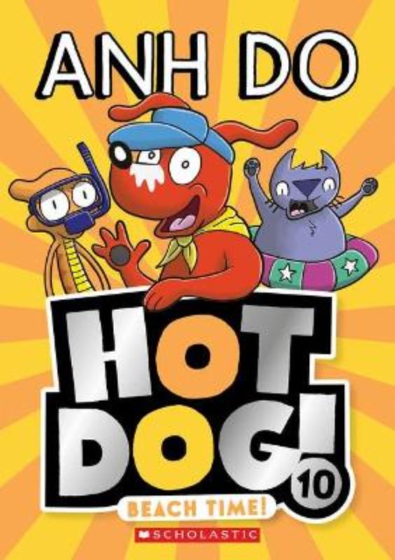 "Beach Time! (Hot Dog! #10) - a vibrant chapter book filled with beach adventures for young readers."