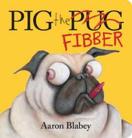 A charming children's board book featuring Pig the greedy pug telling hilarious fibs and learning lessons about honesty.