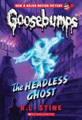 Cover of 'The Headless Ghost,' a thrilling ghost story set in Hill House, featuring a headless specter and adventurous young protagonists.