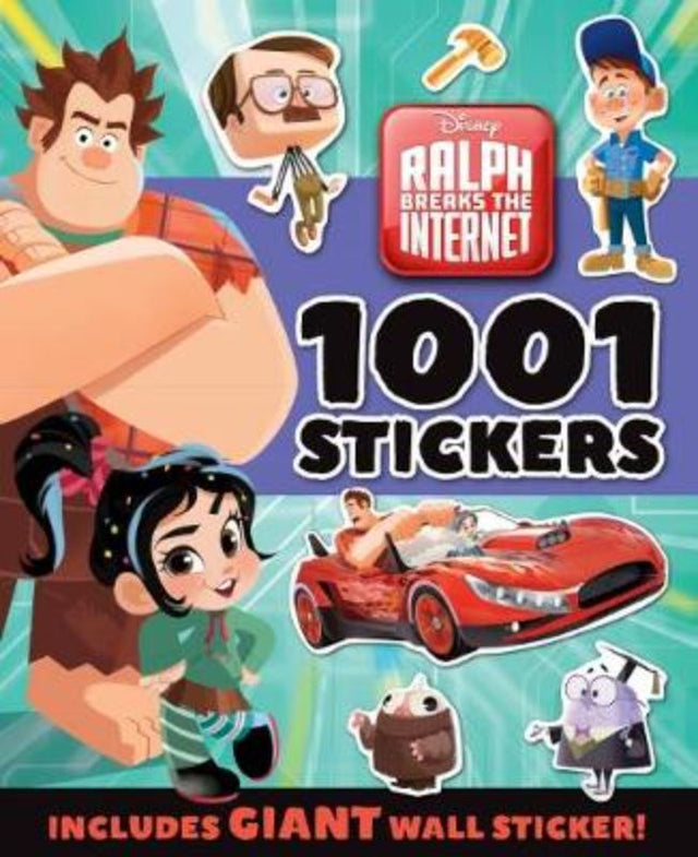 Colorful sticker book featuring Wreck-It Ralph characters, with 1000+ stickers and 48 pages for creative play and storytelling.