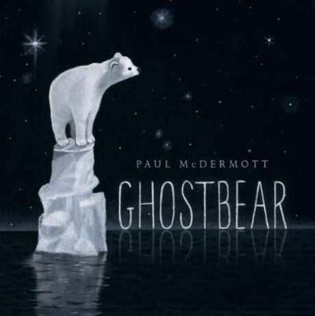 Illustrated hardback storybook 'Ghostbear' for kids, featuring a snowy journey of friendship and love.