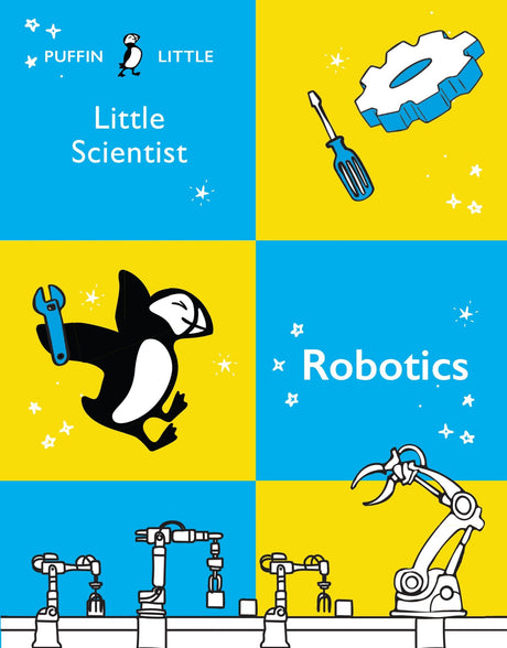 Engaging trade paperback for young scientists exploring robotics with vibrant activities and illustrations for ages 5+.