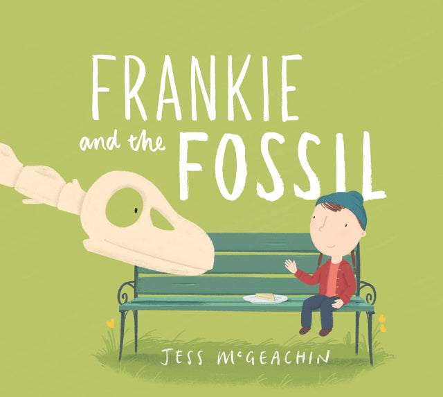 A joyful children's picture book featuring Frankie and her friendly fossil, exploring themes of curiosity and friendship.