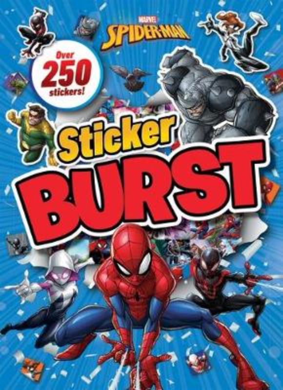 Activity book featuring Spider-Man with over 250 stickers and 40 creative activities for kids aged 3 and up.