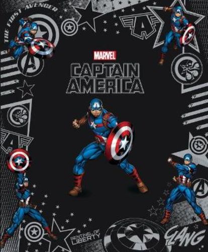 Illustrated hardback edition of Captain America, showcasing Steve Rogers' transformation into a Super Soldier and his quest for justice.
