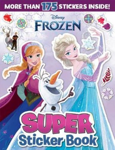 Vibrant sticker book featuring over 100 Frozen-themed stickers and engaging activities for creative fun.