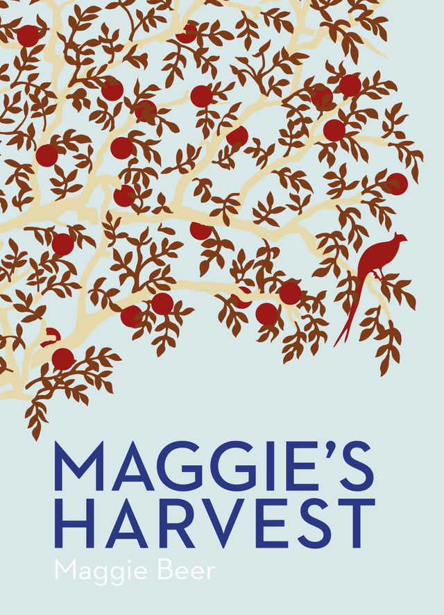 Hardcover cookbook "Maggie's Harvest" featuring 350+ seasonal recipes and stories from Maggie Beer, celebrating fresh ingredients.