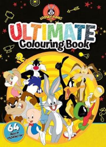 Coloring book featuring iconic Looney Tunes characters like Bugs Bunny and Daffy Duck, perfect for creative fun for all ages.