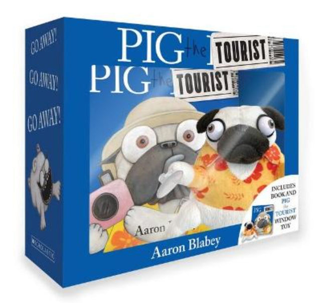 "Boxed set featuring Pig the Pug plush and exciting stories about his hilarious holiday adventures, perfect for young readers."