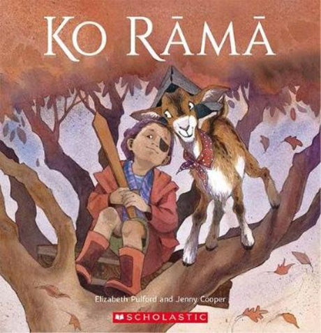 Illustrated children's book 'Little Danny and Rasmas' in Te Reo, exploring themes of love, loss, and resilience on a farm.