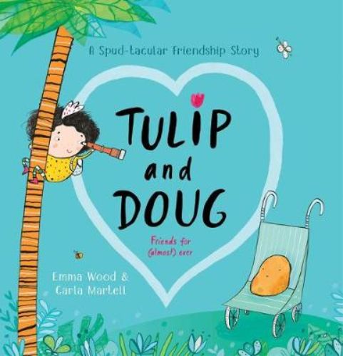 Illustrated hardback children's book 'Tulip and Doug: Friends for Ever' explores friendship and adventure for ages 3-7.