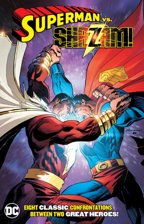 Epic graphic novel showcasing Superman and Shazam in thrilling battles of strength and magical powers over 256 action-packed pages.