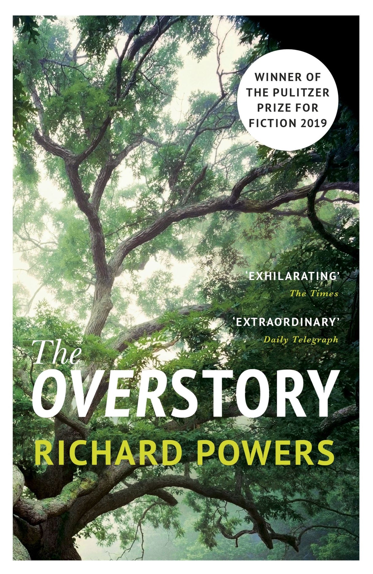 The Overstory - Pulitzer Prize-winning novel blending lives of nine strangers and urgent environmental themes in a breathtaking narrative.