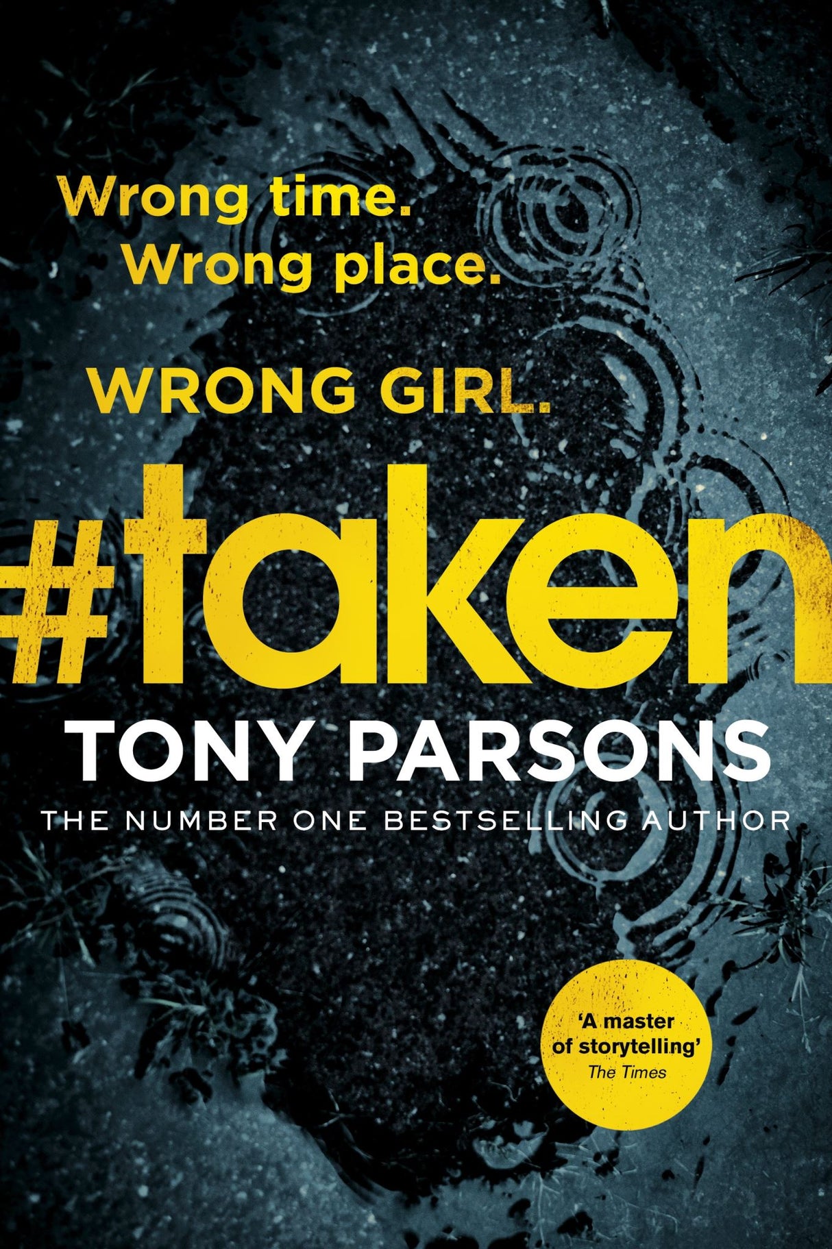 Paperback novel "Taken" featuring detective Max Wolfe in a suspenseful crime thriller set in London's underground.