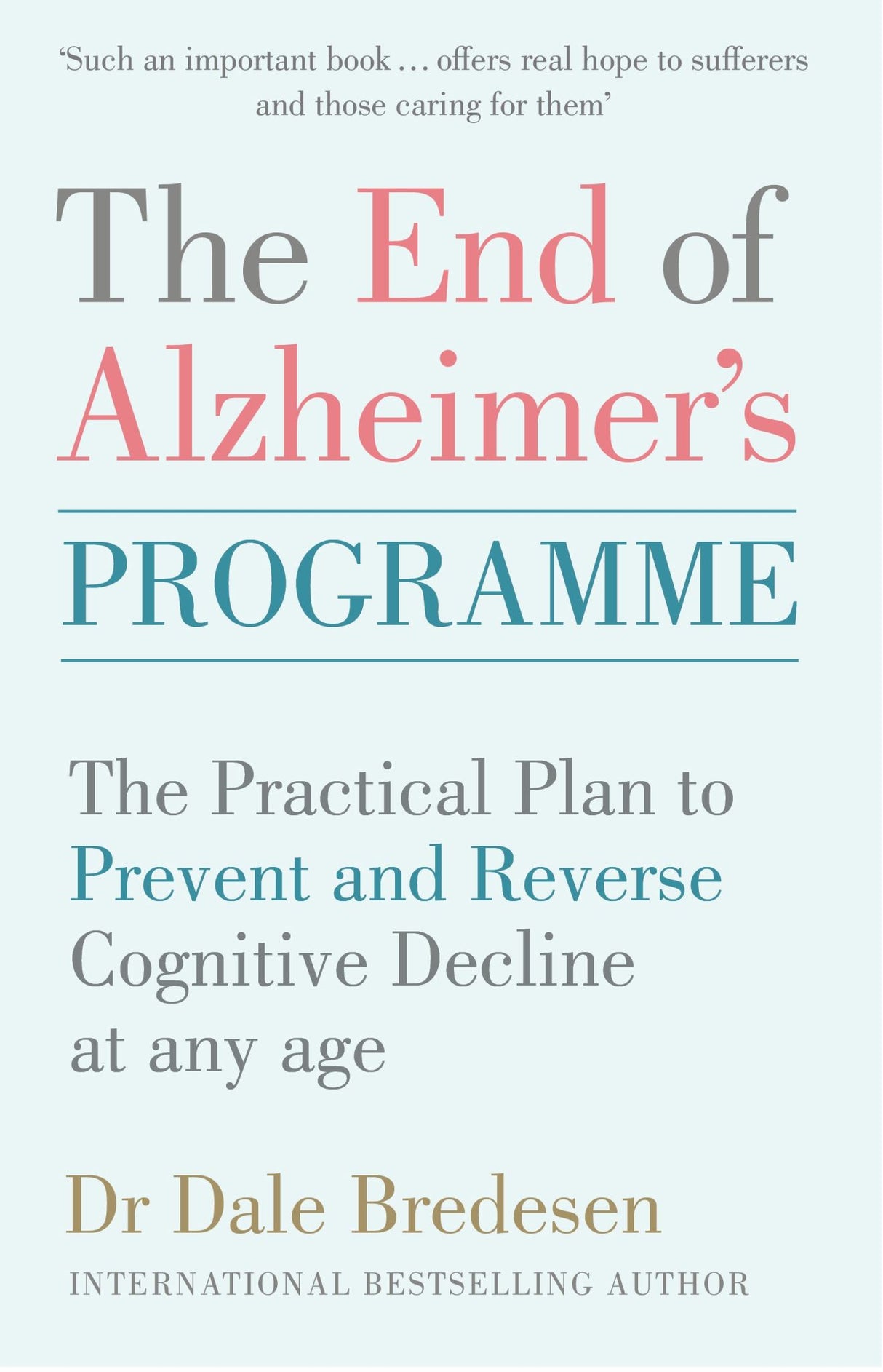 Comprehensive guide by Dale Bredesen, offering strategies to reverse Alzheimer's and improve brain health.