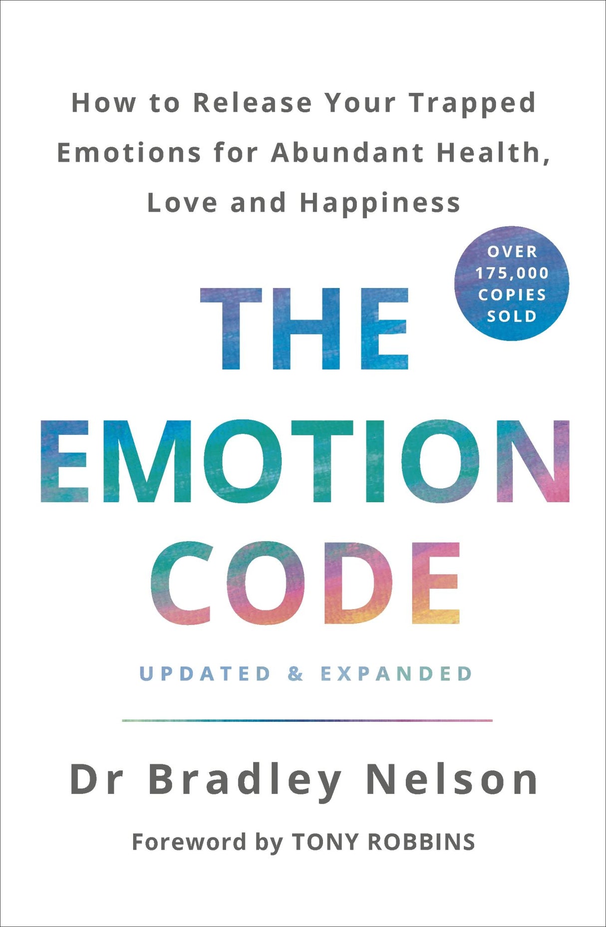 A copy of "The Emotion Code" by Dr. Bradley Nelson, a guide to identifying and releasing trapped emotions for personal healing.