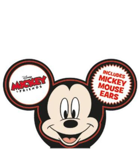 Board book featuring Mickey Mouse, vibrant illustrations, and included Mickey ears for an immersive storytelling experience.