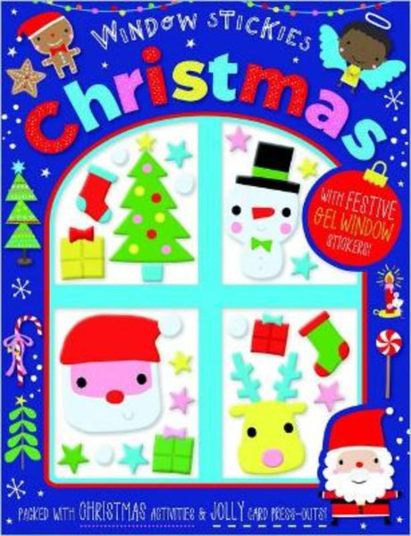 Vibrant, removable Christmas window stickers featuring Santa and snowflakes to brighten holiday decor and engage kids.