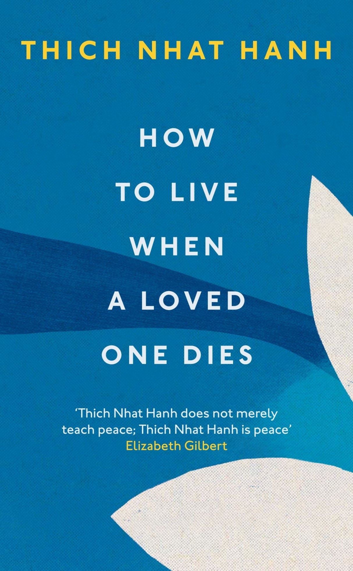 Compassionate guide by Thich Nhat Hanh for navigating grief and finding solace after loss.