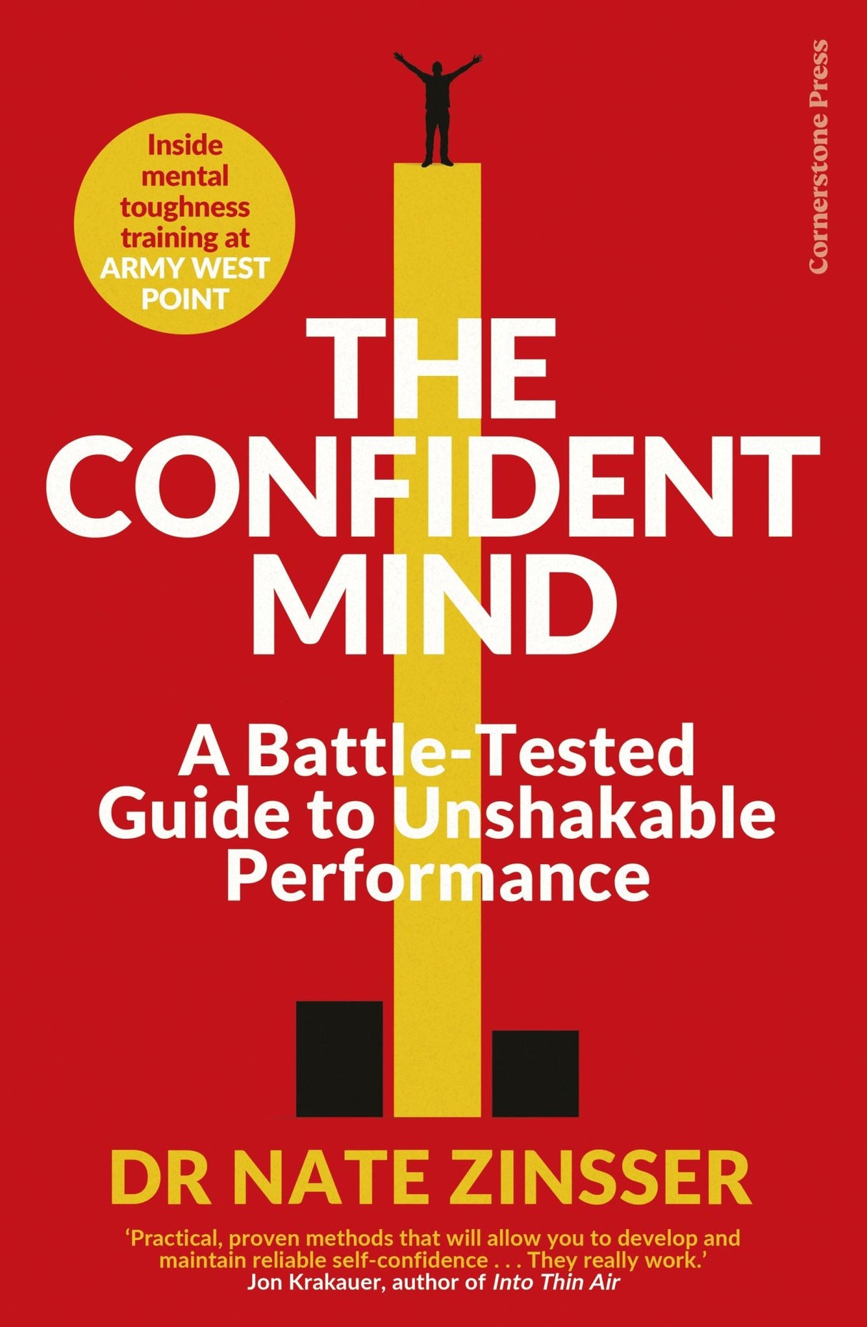 Self-help book "The Confident Mind" by Nathaniel Zinsser, focusing on building self-belief and enhancing performance.