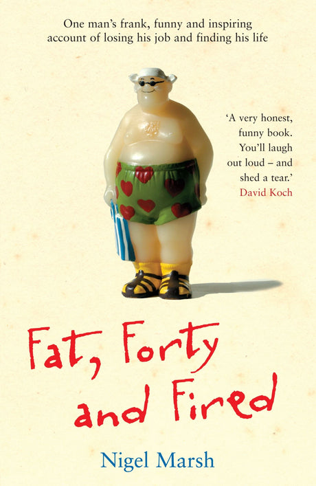 A candid memoir by Nigel Marsh detailing his transformation after losing his job, full of humor and life lessons.
