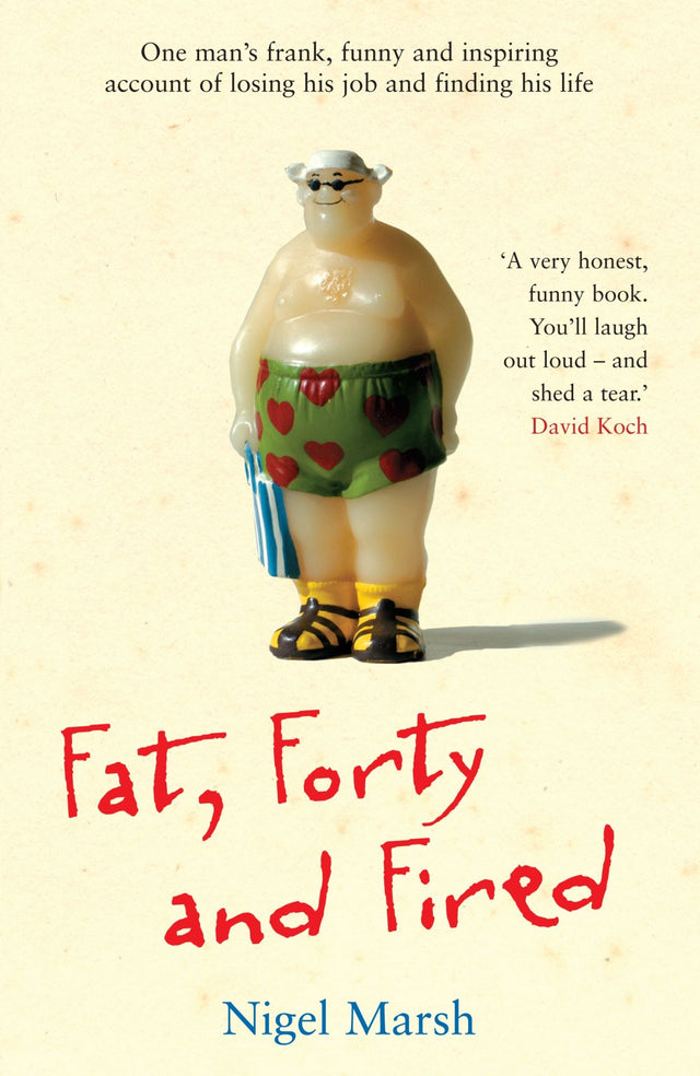 A candid memoir by Nigel Marsh detailing his transformation after losing his job, full of humor and life lessons.