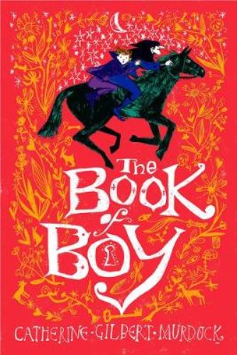 Illustrated paperback of 'The Book of Boy', depicting a medieval adventure with a hunchbacked goatherd and a mysterious pilgrim.