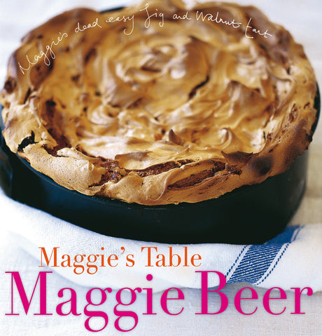 Cookbook features seasonal recipes and stories from Maggie Beer, emphasizing local Barossa Valley produce and country cooking.