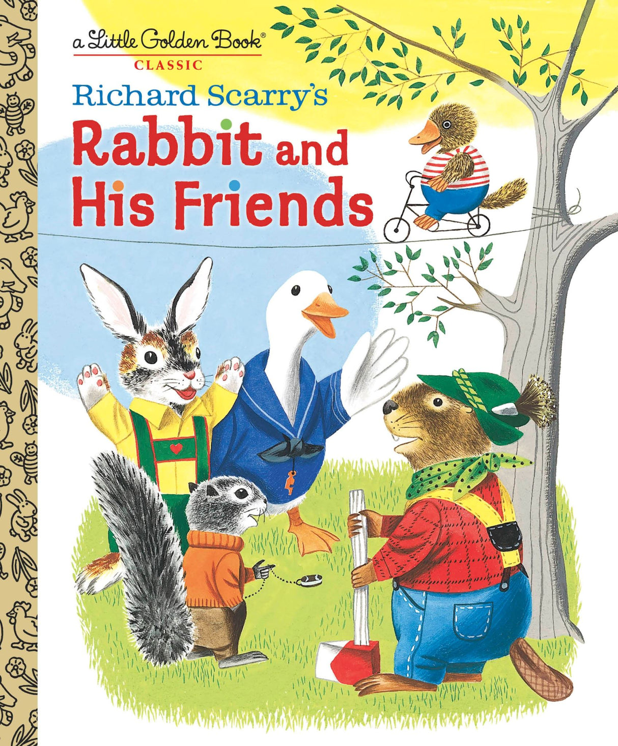 Little Golden Book -  Richard Scarry's Rabbit and His Friends