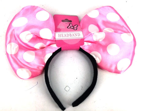 Mini pink headband measuring 28cm x 17cm, perfect for parties, costumes, and adding a playful touch to any outfit.