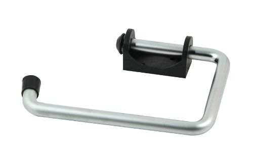 Heavy-duty satin chrome toilet roll holder in stainless steel, designed for style and durability in any bathroom.