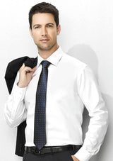Men's Spot Tie in vibrant melon with sophisticated spots, perfect for formal wear or adding flair to any outfit.