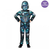 Exciting Gamer Boy costume for ages 4-6, featuring a colorful jumpsuit and matching mask for imaginative play.