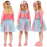 Colorful Paw Patrol Liberty costume for kids aged 3-4, featuring a vibrant dress and matching mask for heroic adventures.