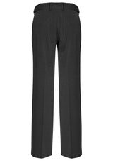 Advatex Ladies Adjustable Waist Pant in charcoal, size 14, featuring hidden elastic, deep pockets, and a polished fit for work.