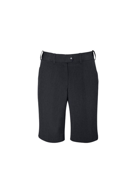 Charcoal adjustable waist shorts by Advatex, designed for comfort and style, perfect for health care professionals.