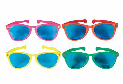 Giant Sunglasses Plastic Assorted Colours