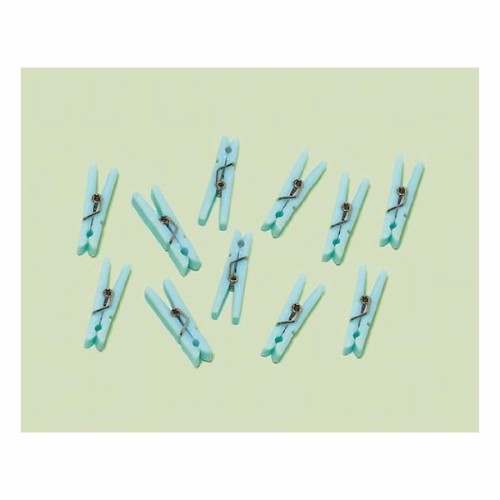 Clothes Pins Blue Baby Favors Pegs - Pack of 24