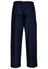 Navy unisex scrub pants by Advatex, lightweight, breathable, and durable, designed for healthcare professionals in XXS size.