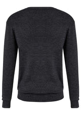 Charcoal Advatex Mens Varesa Pullover in XS, made from 50% wool and 50% acrylic, perfect for business and smart casual wear.
