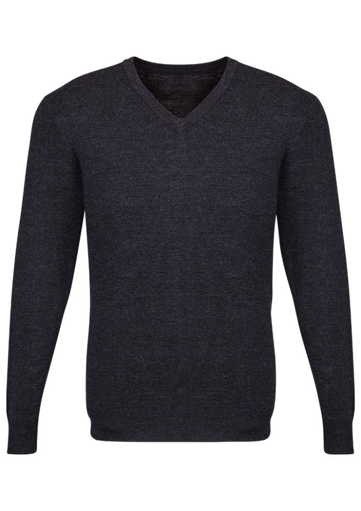 Advatex Men's Varesa Pullover in Charcoal, a stylish and cozy 50% wool blend, perfect for smart casual looks.