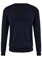 Navy Advatex Men's Varesa Pullover in XS, crafted from a soft wool-acrylic blend for style and comfort in any setting.