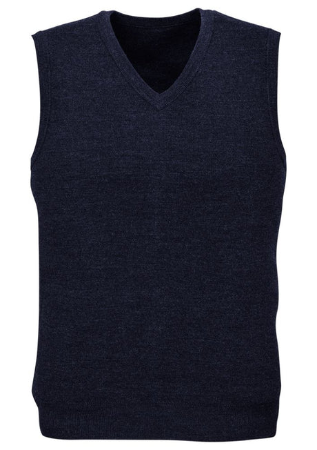 Navy Advatex Mens Varesa Vest in 3XL, crafted from 50% wool and acrylic, ideal for stylish layering in any season.
