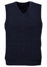 Stylish navy Advatex Mens Varesa Vest in 5XL, crafted from a wool-acrylic blend for warmth and comfort, perfect for layering.